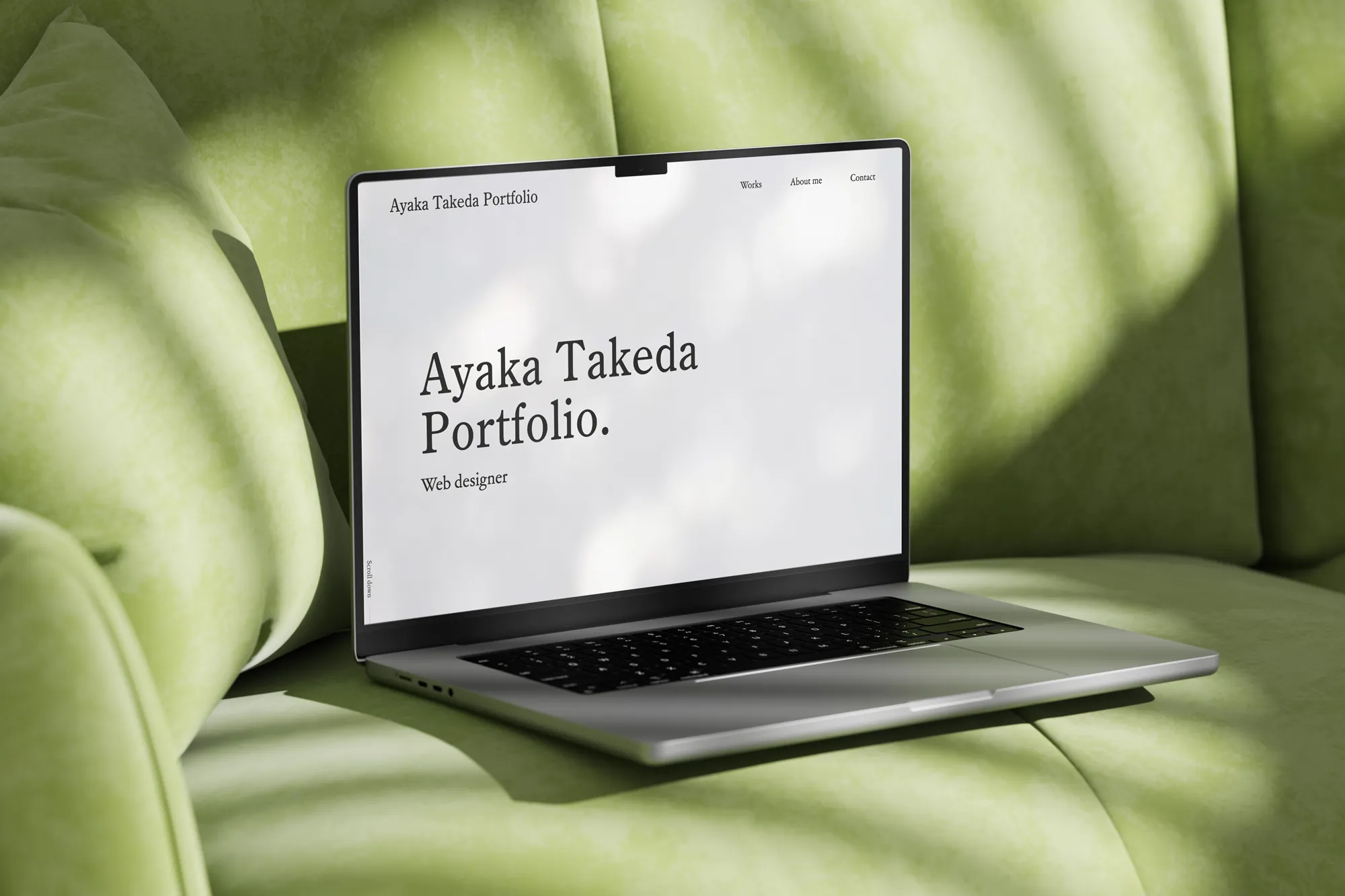 ポートフォリオモックアップ